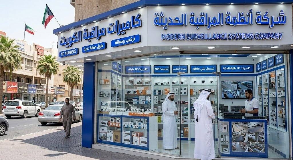 العنوان: أحدث تقنيات كاميرات المراقبة والأنظمة الأمنية الذكية في الكويت
الـ ALT: كاميرا مراقبة شبكية متطورة مثبتة بدقة داخل سقف مكتب تجاري لضمان الحماية الشاملة
الكلمات التوضيحية: شركة كاميراتي، كاميرات مراقبة الكويت، أنظمة حماية ذكية، فني كاميرات مراقبة، أمن المعلومات
وصف الصورة: عرض احترافي مقرب لكاميرا مراقبة داخلية من نوع (Dome) ذات تصميم عصري وأنيق، مثبتة بعناية فائقة في سقف معلق (جبس بورد) لمبنى إداري، وتظهر العدسة بشكل واضح دون أي تشوهات بصرية، وتخلو الصورة تماماً من ظهور أي أشخاص أو كتابات أو أرقام هواتف.